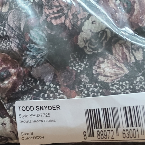 Todd Snyder Thomas Mason Floral Shirt NWT - Picture 4 of 5